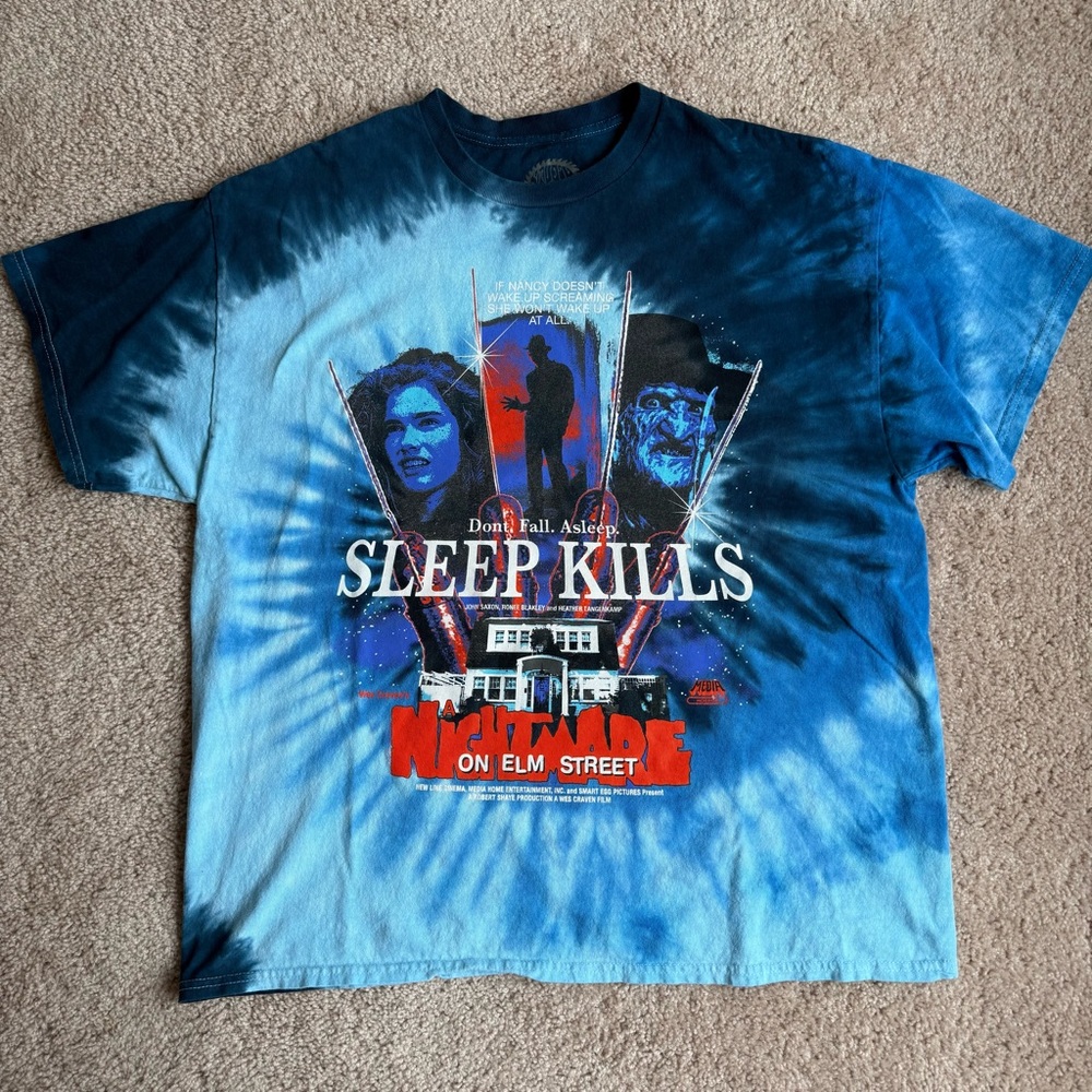 Tie-Dye A Nightmare on Elm Street Tee